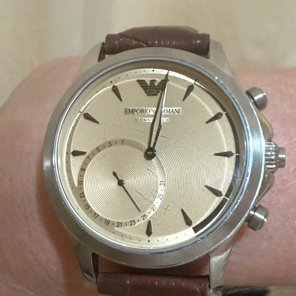 Emporio Armani 44mm Connected Hybrid Smartwatch - 20th Anniversary Edition